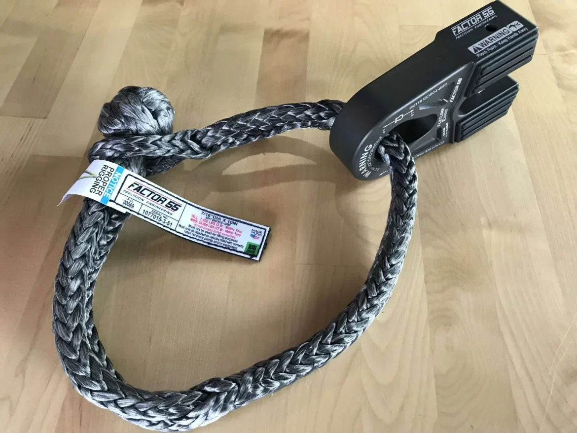 Factor 55 introduces NEW 10 inch Standard Duty Soft Shackle